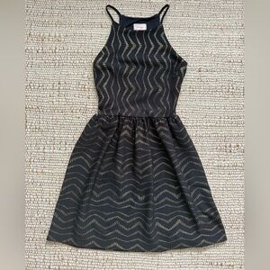 Black and Gold Dress